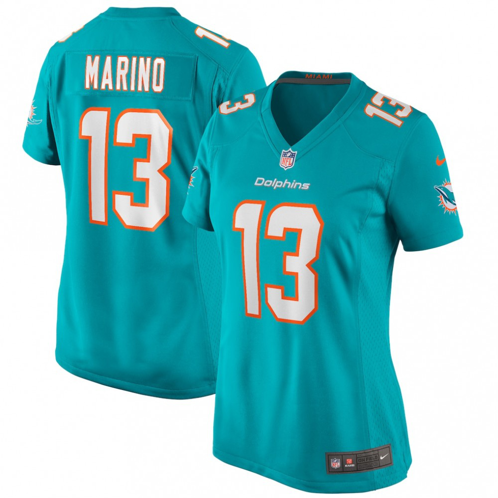 Dan Marino Miami Dolphins Nike Women's Game Retired Player Jersey - Aqua-Profan Arena